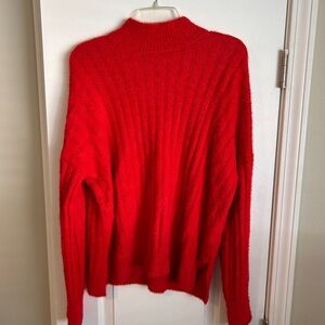Jessica Simpson Vibrant Red Turtleneck Sweater